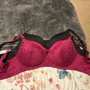 Wireless push up bra